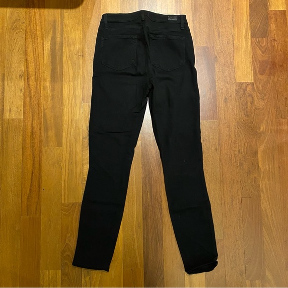 PAIGE Hoxton Ultra Skinny jeans in Black Shadow, size 28 / medium - Picture 13 of 15
